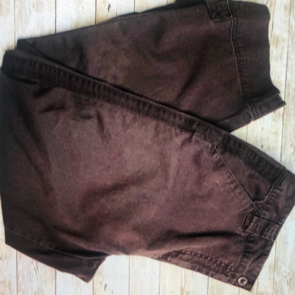Talbots brown ankle pants some stretch